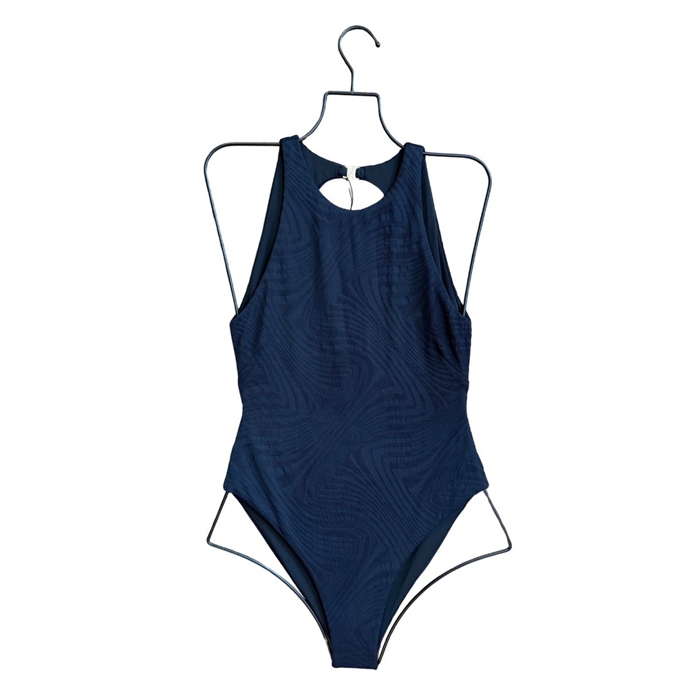 FELLA Ian Black Noir One Piece Swimsuit $260 NWT Size S